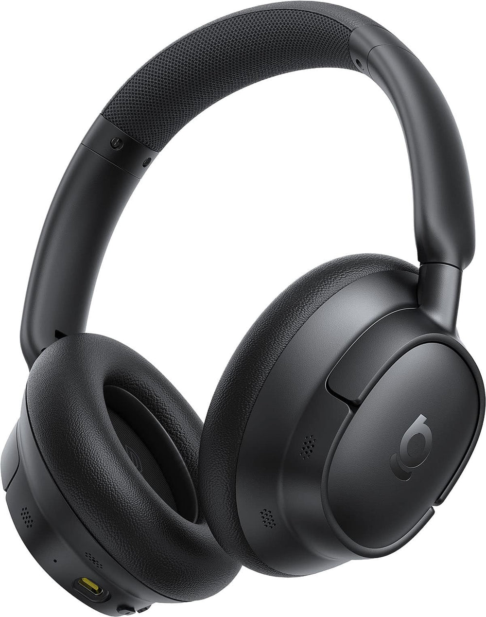 Baseus - Bass BH1 NC Over-the-Ear Headphones,-45 dB ANC,LDAC Hi-Res,80-Hour Playtime,5-Mic Calls,Bluetooth 6.0 - Black
