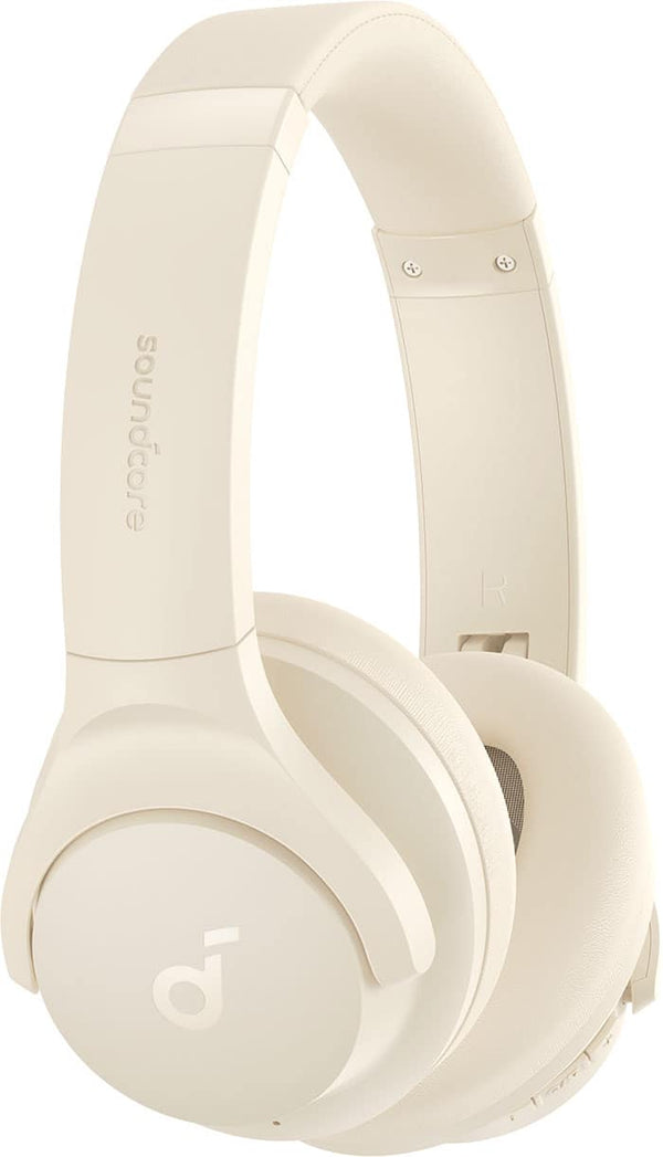 Anker - Soundcore Q20i Plus Over-the-Ear Bluetooth Wireless & Wired Headphones - White