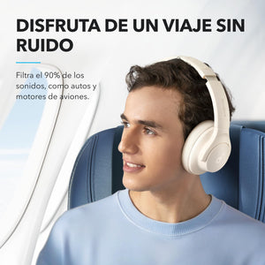 Anker - Soundcore Q20i Plus Over-the-Ear Bluetooth Wireless & Wired Headphones - White