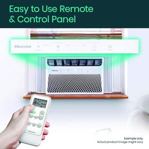 Hisense - 12,000 BTU Window Air Conditioner with ConnectLife App 550 Sq. Ft - White