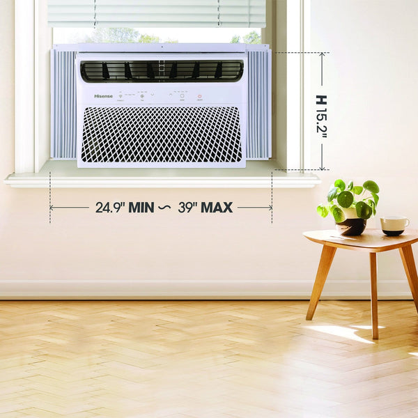 Hisense - 12,000 BTU Window Air Conditioner with ConnectLife App 550 Sq. Ft - White