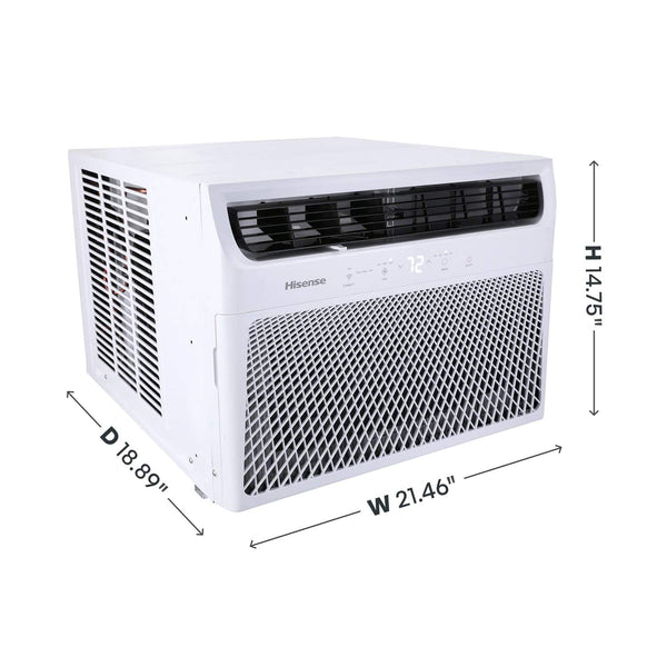 Hisense - 12,000 BTU Window Air Conditioner with ConnectLife App 550 Sq. Ft - White