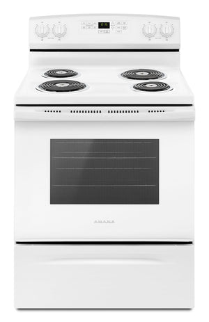 30-inch Amana® Electric Range with Self-Clean Option #white