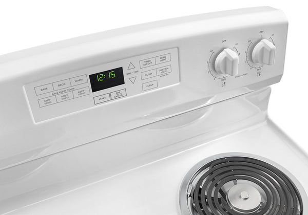 30-inch Amana® Electric Range with Self-Clean Option #white