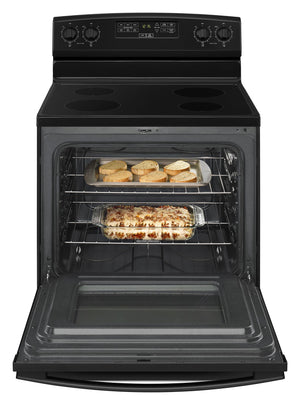 30-inch Amana® Electric Range with Extra-Large Oven Window #black