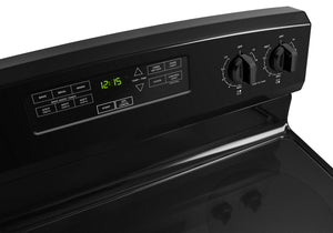 30-inch Amana® Electric Range with Extra-Large Oven Window #black