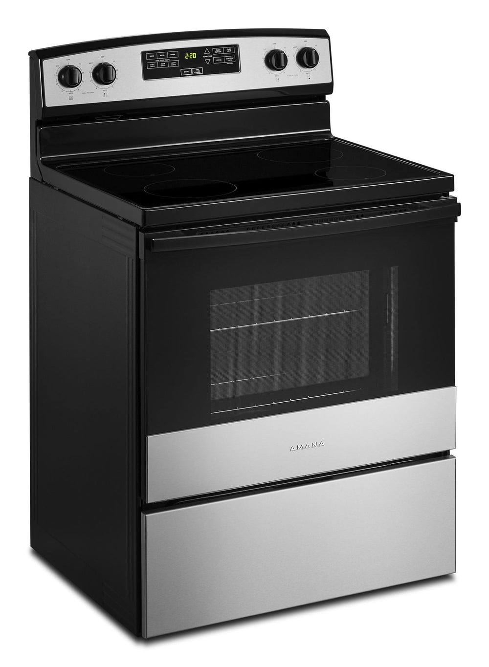 30-inch Amana® Electric Range with Extra-Large Oven Window