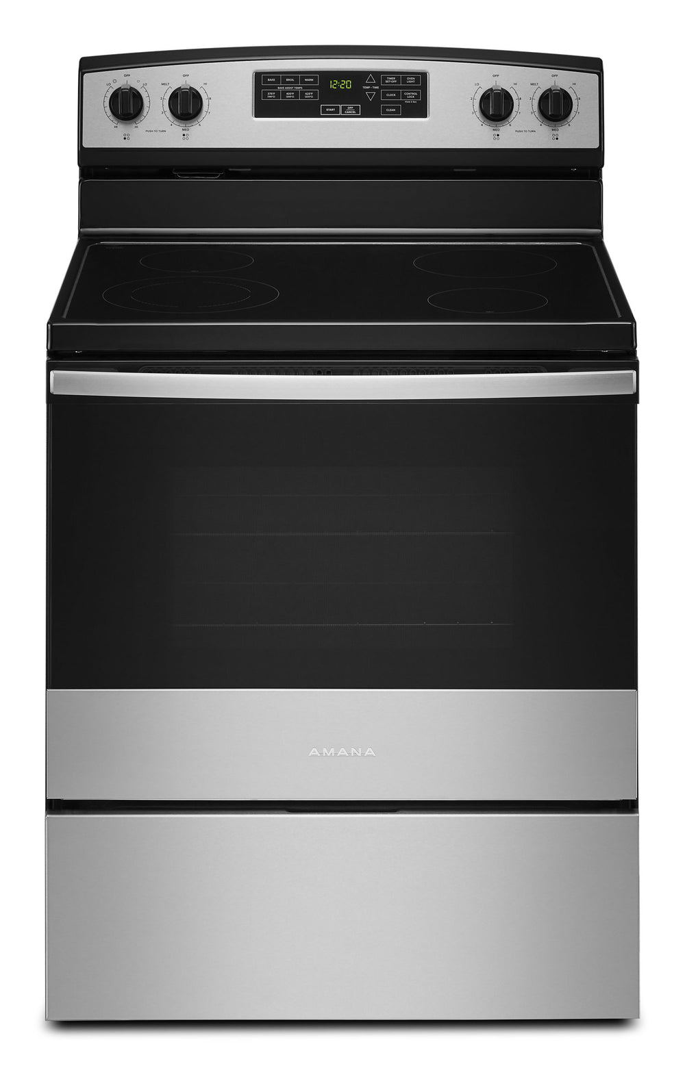 30-inch Amana® Electric Range with Extra-Large Oven Window