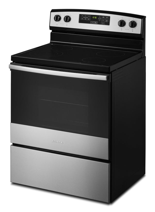 30-inch Amana® Electric Range with Extra-Large Oven Window