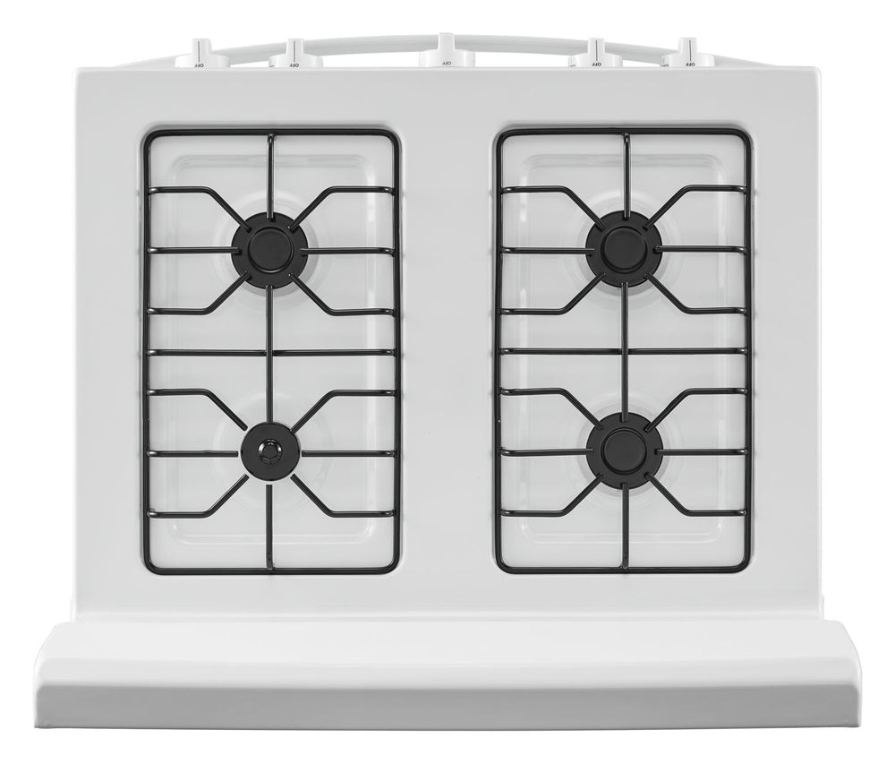 Amana® 30-inch Gas Range with Easy-Clean Glass Door #white