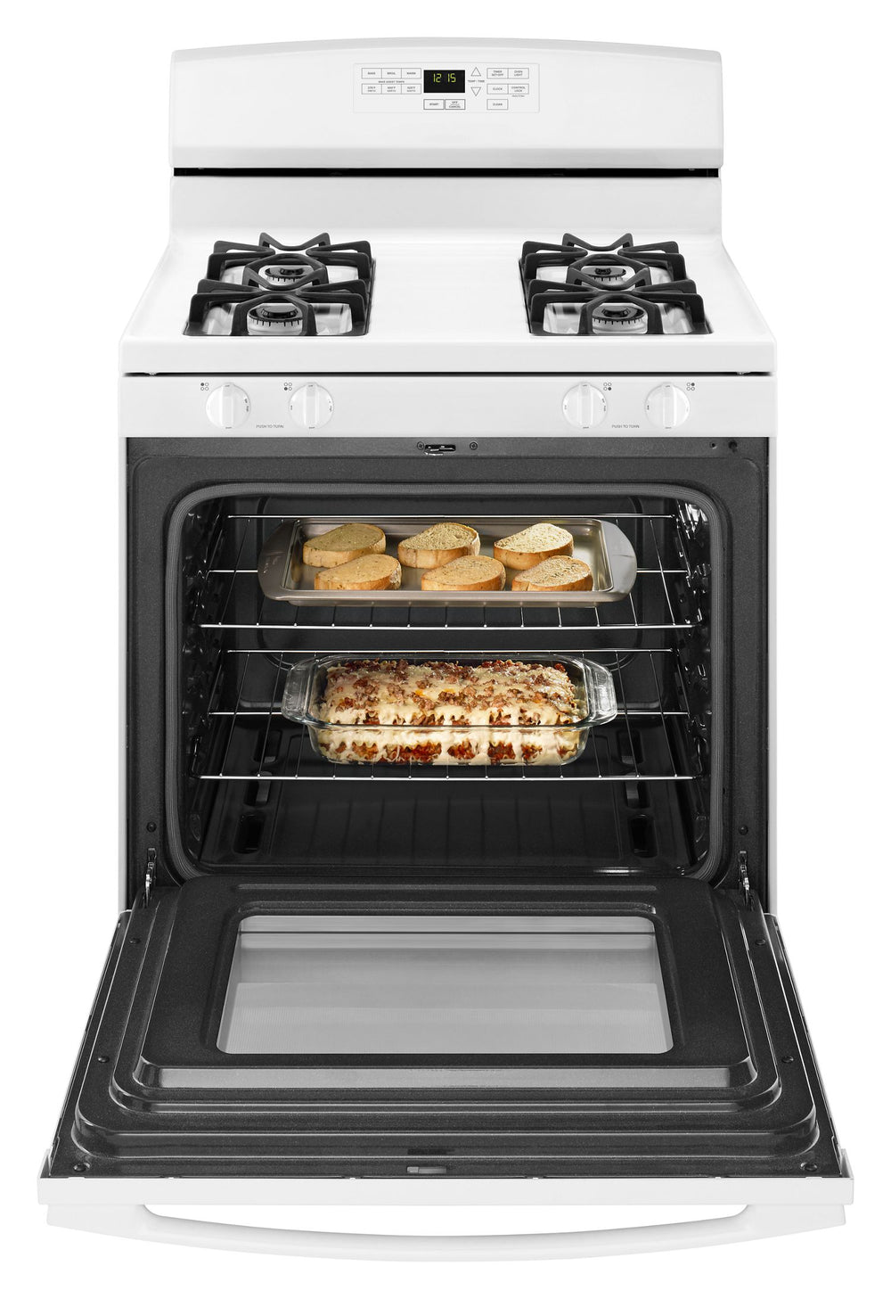 30-inch Gas Range with Self-Clean Option #white