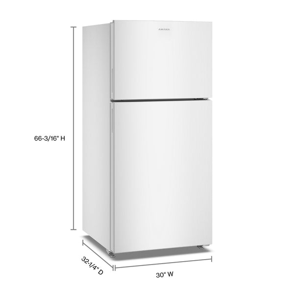 30-Inch Wide Garage Ready Top-Freezer Refrigerator—19 Cu. Ft. #white