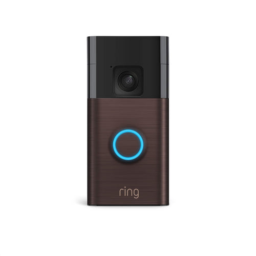Ring - Battery Doorbell Smart Wifi Video Doorbell - Battery-Powered with Head-to-Toe Video, Live View, and Two-Way Talk - Venetian Bronze