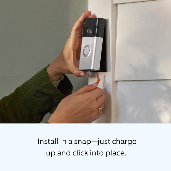 Ring - Battery Doorbell Smart Wifi Video Doorbell - Battery-Powered with Head-to-Toe Video, Live View, and Two-Way Talk - Venetian Bronze