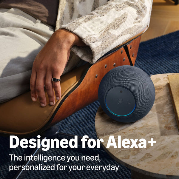 Amazon - Echo Studio with Home Camera (all-new) 13 MP, Visual intelligence, Immersive sound, Designed for Alexa+ - Graphite