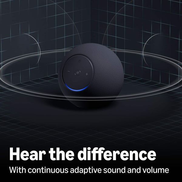 Amazon - Echo Studio with Home Camera (all-new) 13 MP, Visual intelligence, Immersive sound, Designed for Alexa+ - Graphite