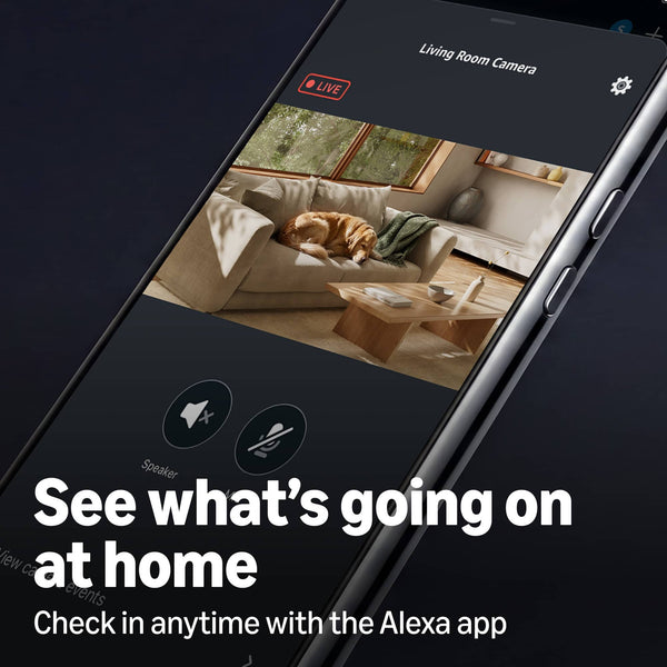 Amazon - Echo Studio with Home Camera (all-new) 13 MP, Visual intelligence, Immersive sound, Designed for Alexa+ - Graphite