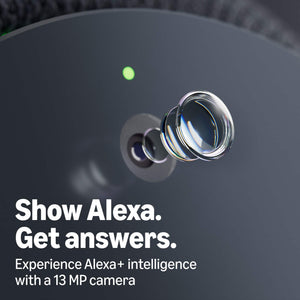 Amazon - Echo Studio with Home Camera (all-new) 13 MP, Visual intelligence, Immersive sound, Designed for Alexa+ - Graphite