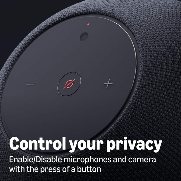 Amazon - Echo Studio with Home Camera (all-new) 13 MP, Visual intelligence, Immersive sound, Designed for Alexa+ - Graphite