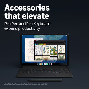 Amazon - Alexa Tablet 12 Pro (All-new), 8GB RAM, 128GB, 12″ stunning 2.8K display, All-day battery, Designed for Alexa+ - Graphite