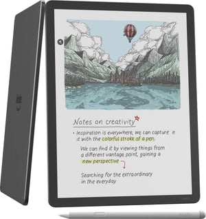 Amazon - Kindle Scribe Colorsoft 32GB (newest model), 11” paper-like color display with front light, Thin, light, powerful - 2025 - Graphite