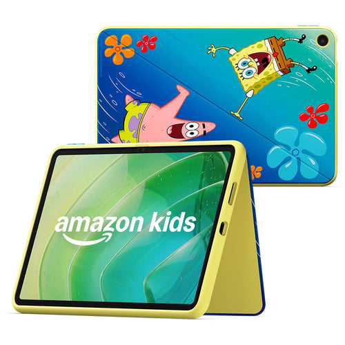 Amazon - Kids Tablet 11 (all-new) ages 6+, 11" 2.5K display, 8GB, includes 1-year Kids+ subscription, parental controls - SpongeBob and Patrick
