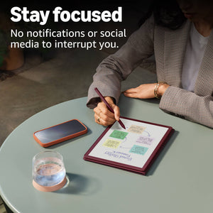 Amazon - Kindle Scribe Colorsoft 64GB (newest model), 11” paper-like color display with front light, Thin, light, powerful - 2025 - Fig