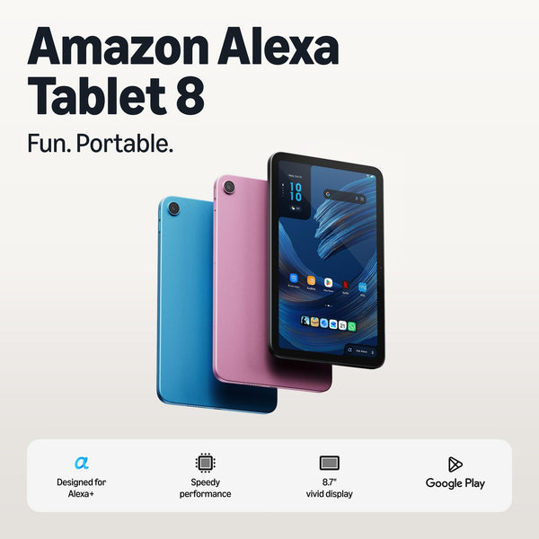 Amazon - Alexa Tablet 8 (all-new), 4GB RAM, 64GB, 8.7″ tablet with vivid display, All-day battery, Designed for Alexa+ - Teal