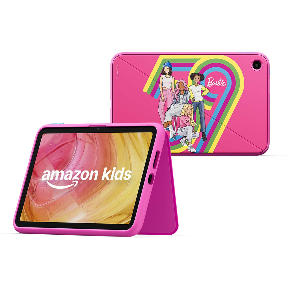 Amazon - Kids Tablet 8 (all-new) ages 6+, 8.7" display, includes 1-year Kids+ content subscription, parental controls - Barbie Club 59