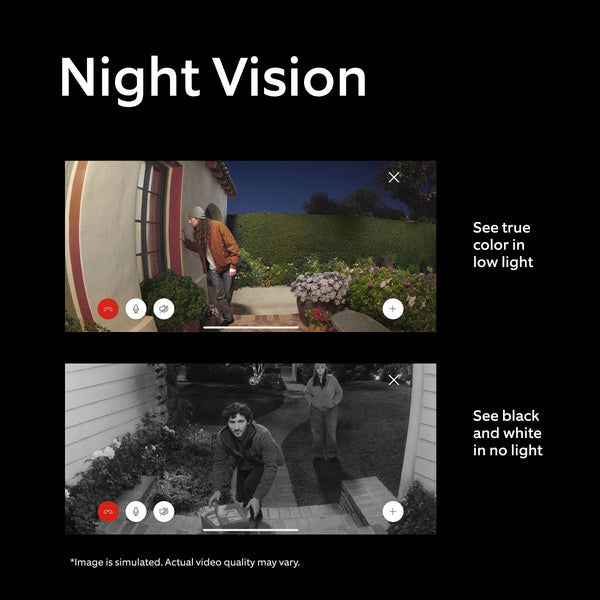 Ring - Battery Doorbell Pro (newest model) Retinal 4K with wide-angle video, up to 10x Zoom, Night Vision, and Ultra Battery Pk - Deep Silver