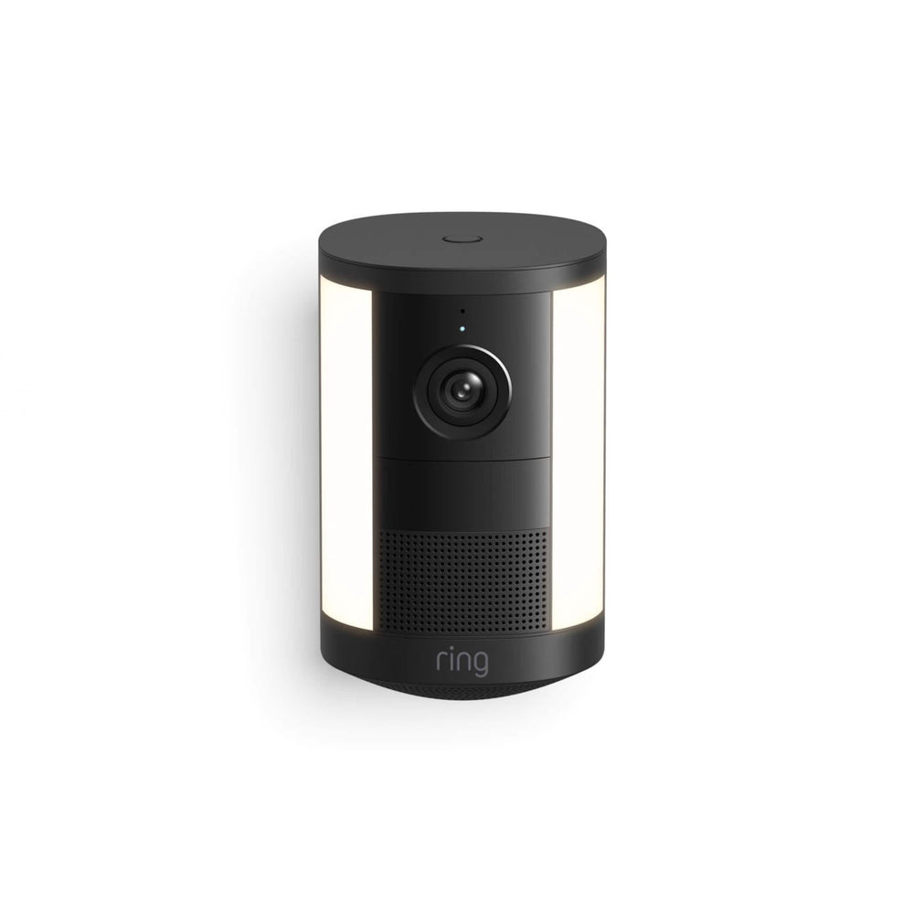 Ring - Spotlight Cam, Battery (newest model), Wide-Angle Retinal 2K Video, 6x Enhanced Zoom, Motion-Activated Spotlights - Black
