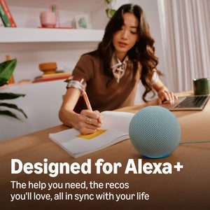 Amazon - Echo Dot (newest model), Compact smart speaker with brilliant sound and smart home hub, Designed for Alexa+ - Graphite