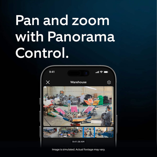 Ring - Elite 180 — Three Retinal 4K Smart Cameras, 180° View, Built for Business, Panorama Control, Plug-In and PoE - Black