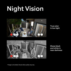 Ring - Outdoor Cam 2K, Battery, Wide-Angle Retinal 2K Video, 6x Enhanced Zoom, Night Vision, 2-Pack - White