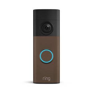 Ring - Battery Doorbell (newest model) Retinal 2K with wide-angle video, up to 6x Zoom, Two-Way Talk, and Built-In Battery - Matte Mocha