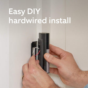 Ring - Wired Doorbell Plus (2nd Gen) — Retinal 2K, Motion Detection, Night Vision - Nickel Silver