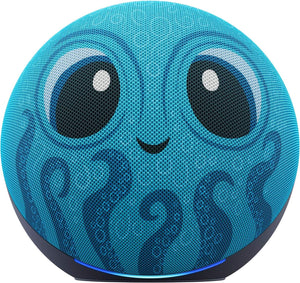 Amazon - Kids Echo Dot (newest model), kid-tuned Alexa, 1 year of Kids+ included, parental controls, sleep support - Octopus