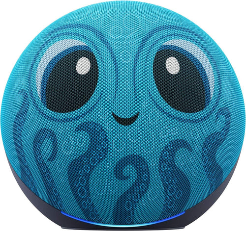 Amazon - Kids Echo Dot (newest model), kid-tuned Alexa, 1 year of Kids+ included, parental controls, sleep support - Octopus