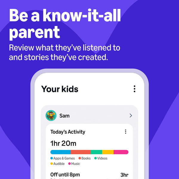 Amazon - Kids Echo Dot (newest model), kid-tuned Alexa, 1 year of Kids+ included, parental controls, sleep support - Octopus