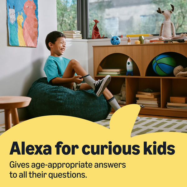 Amazon - Kids Echo Dot (newest model), kid-tuned Alexa, 1 year of Kids+ included, parental controls, sleep support - Octopus