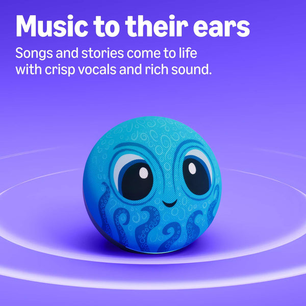 Amazon - Kids Echo Dot (newest model), kid-tuned Alexa, 1 year of Kids+ included, parental controls, sleep support - Penguin