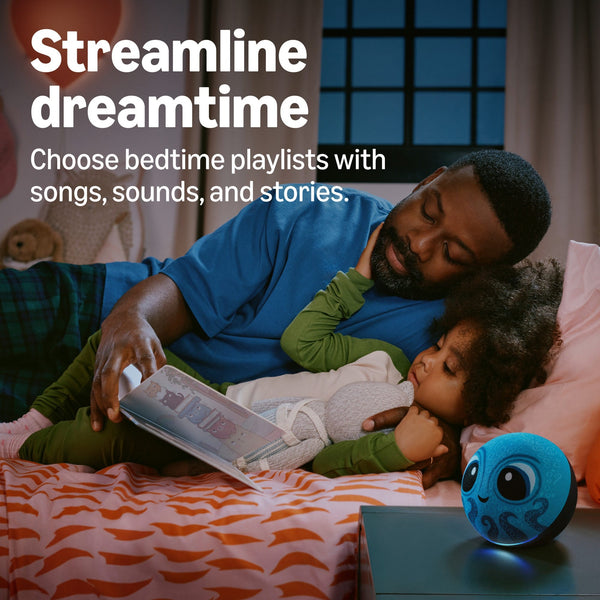 Amazon - Kids Echo Dot (newest model), kid-tuned Alexa, 1 year of Kids+ included, parental controls, sleep support - Penguin