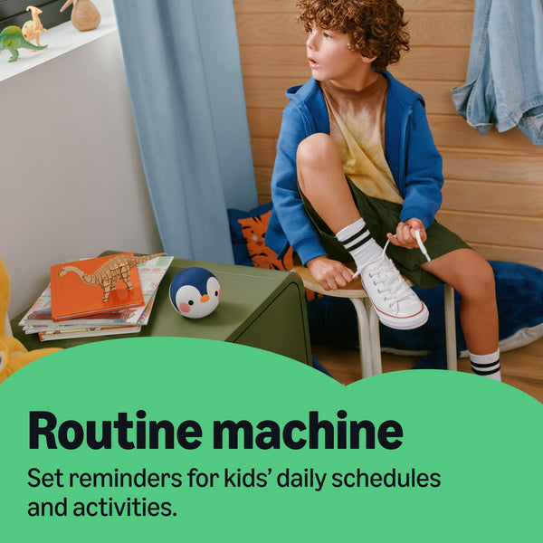 Amazon - Kids Echo Dot (newest model), kid-tuned Alexa, 1 year of Kids+ included, parental controls, sleep support - Penguin