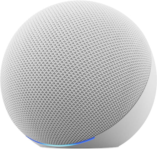 Amazon - Echo Dot (newest model), Compact smart speaker with brilliant sound and smart home hub, Designed for Alexa+ - Glacier White