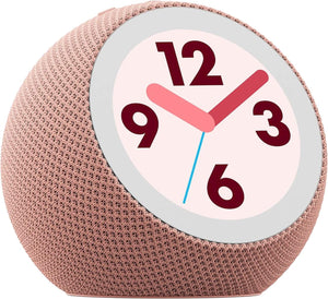 Amazon - Echo Time (all-new), Customizable smart clock, Smart alarms, Ambient sounds, Smart home hub, Designed for Alexa+ - Coral Pink