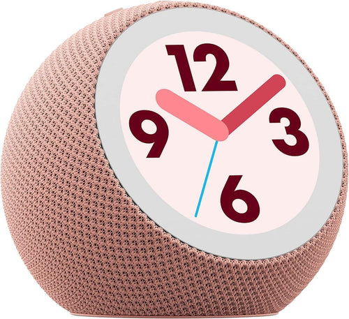 Amazon - Echo Time (all-new), Customizable smart clock, Smart alarms, Ambient sounds, Smart home hub, Designed for Alexa+ - Coral Pink