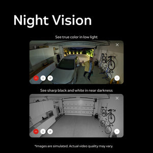 Ring - Indoor Cam Retinal 4K, Plug-In, Auto HDR, true-color Night Vision in low light, removable home or business security - White