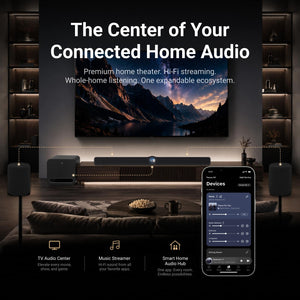 WiiM - 3.0.2 Channel Smart Soundbar with Dolby Atmos - Glossy Black