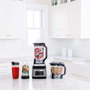 Ninja - Professional Plus Kitchen System with Auto-iQ & (2) 24oz Single-Serve Cups - Stainless Steel