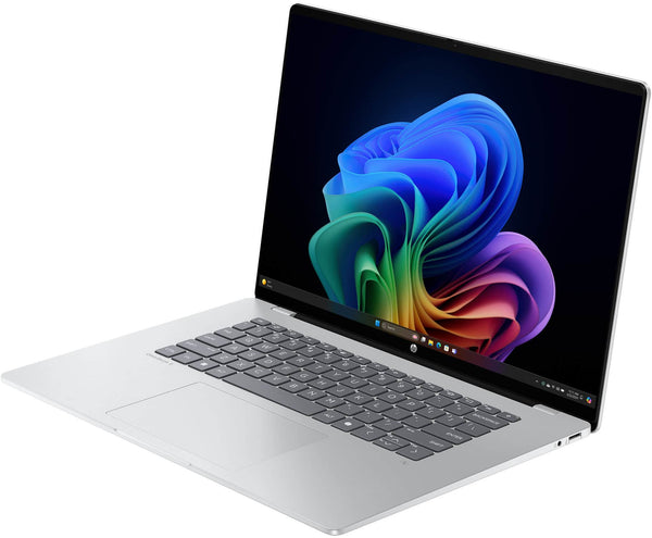 HP - OmniBook 5 - 16" 2K OLED Touch-Screen Laptop - Snapdragon X Plus (2024) - 16GB Memory - 1TB SSD - Copilot+ PC - Glacier Silver